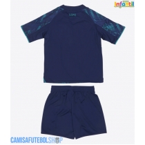 Camisa de time de futebol Leicester City Replicas 2º Equipamento Infantil 2025-26 Manga Curta (+ Calças curtas)